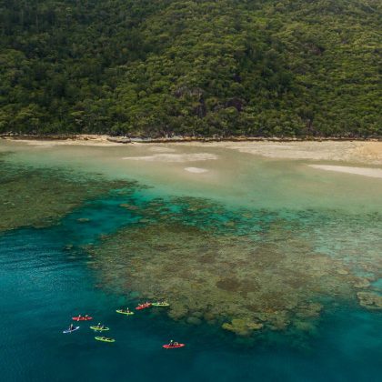 Ariel shot - Whitsunday Islands