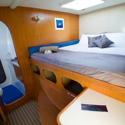 Sail Ningaloo Vessel - Interior of vessel