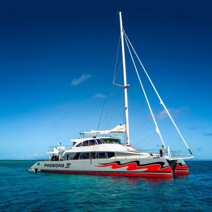 Cairns day trip - Passions of Paradise sailing catamaran