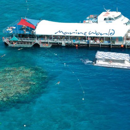 Cairns day trip - Marine World outer reef pontoon