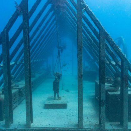 Museum of Underwater Art underwater