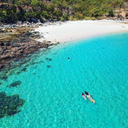 Snorkelling At Shelvings beach - Great Keppel Island