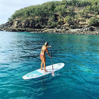SUP boarding at Great Keppel Island